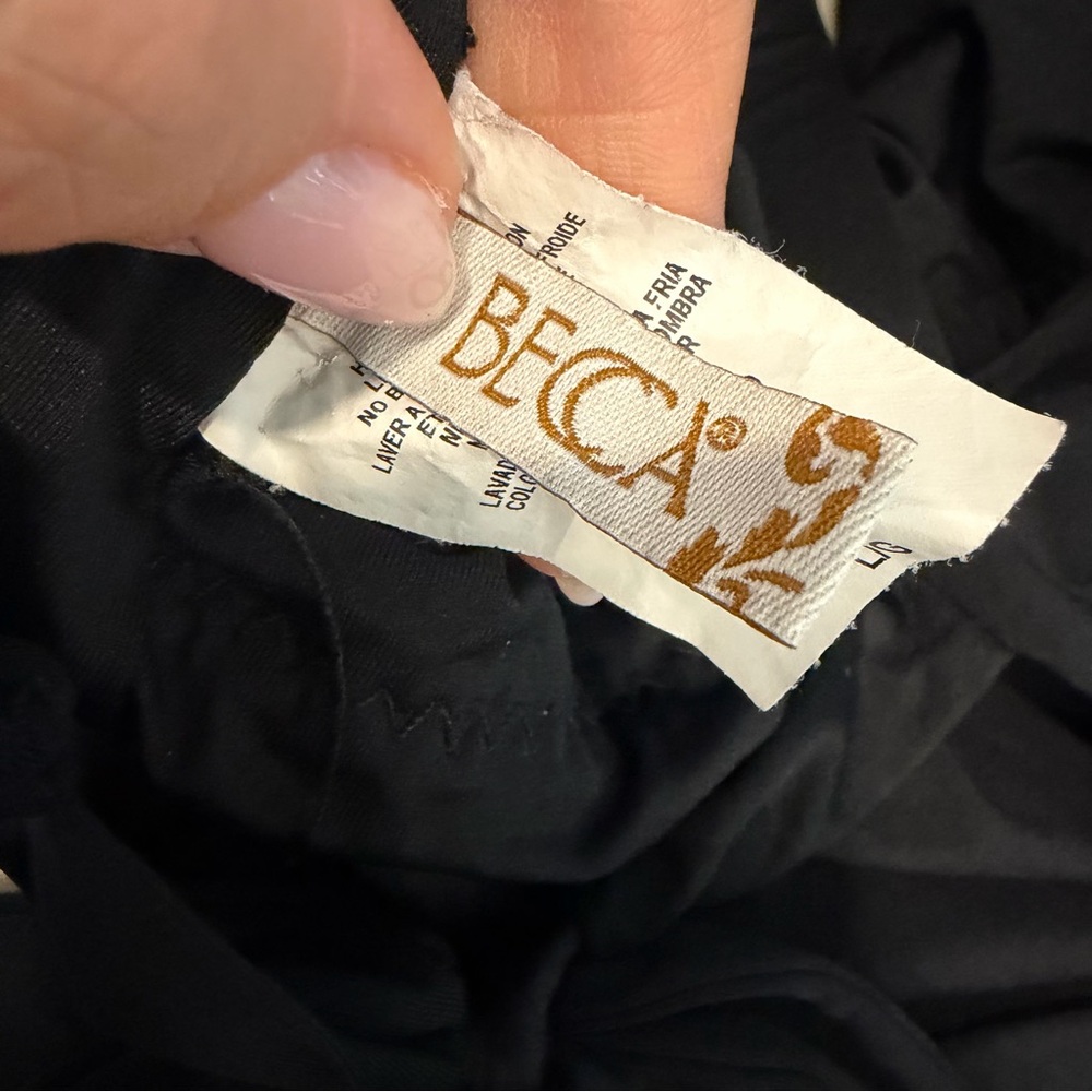 Nordstrom BECCA Prism Black One Piece Swim - Picture 4 of 5